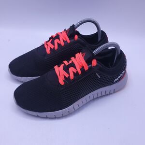 Reebok Z Run Athletic Lace Up Shoe Womens Size 7.5 V60318 Black Pink Gray
